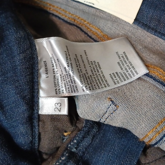 L'Agence Prime Blue Vintage High Rise Margot Skinny Jeans Womens Size 23 - Picture 7 of 9
